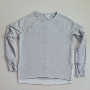 Athleta Light Gray Sweatshirt